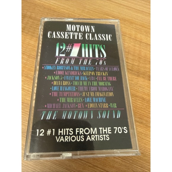 Other - Motown Cassette Classic 12 #1 Hits The 70's Various Artists